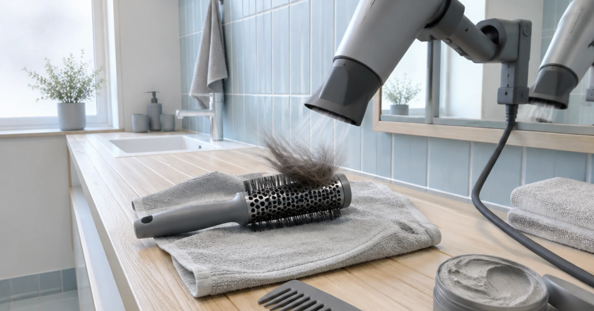 Sécher et coiffer ses cheveux quand on est un homme : les outils et les trois minutes qui changent tout