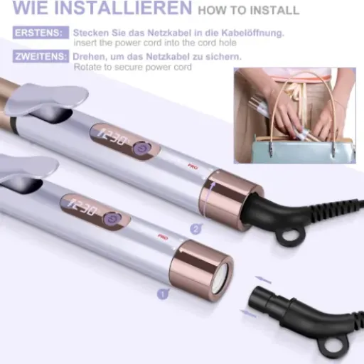 Avis PARWIN PRO BEAUTY 3 en 1 : le kit coiffure polyvalent pour lisser, boucler et démêler sans s’encombrer