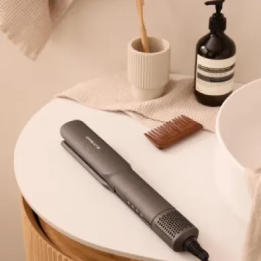 Avis CREATE CERAMIC AIR STYLER DUAL : le lisseur-sèche-cheveux 2-en-1 qui veut remplacer votre brosse soufflante
