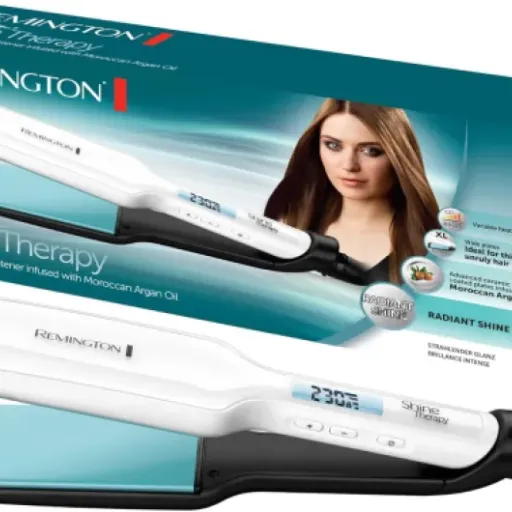 Avis Remington Shine Therapy S8550 : le lisseur large qui mise sur la brillance