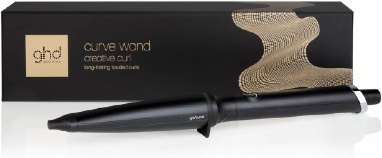 Ghd - Boucleur ghd Creative Curl Wand - Boucleur professionnel (Noir) - Créez des boucles en 5 à 8 secs pour une tenue 24H - Wavy naturel facile, rapide - Idéal pour tous types de cheveux