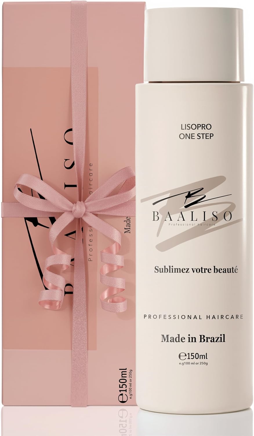 Lissage Brésilien Nouvelle Génération – Sans agents agressifs – Sans Formaldéhyde Ultra-Lisse, Brillance Intense en 1 Étape - Formule Pro Kératine & Huiles Naturelles – 150 ml + Tutoriel Vidéo Offert