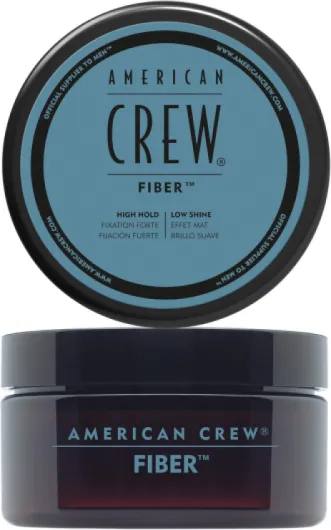 American Crew - Fiber - Cire Cheveux Homme - Produit Coiffant Fixation Forte et Brillance Faible - Cire Coiffante Effet Mat - Tous Types De Cheveux - Produit Cheveux Formule Professionnelle FIBER CREAM
