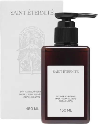 Saint Éternité Masque nourrissant pour cheveux secs 150 ml - Ingrédients naturels 10 huiles D-panthénol Soin complet capillaire hydratant Traitement intensif Application facile Souplesse Brillance