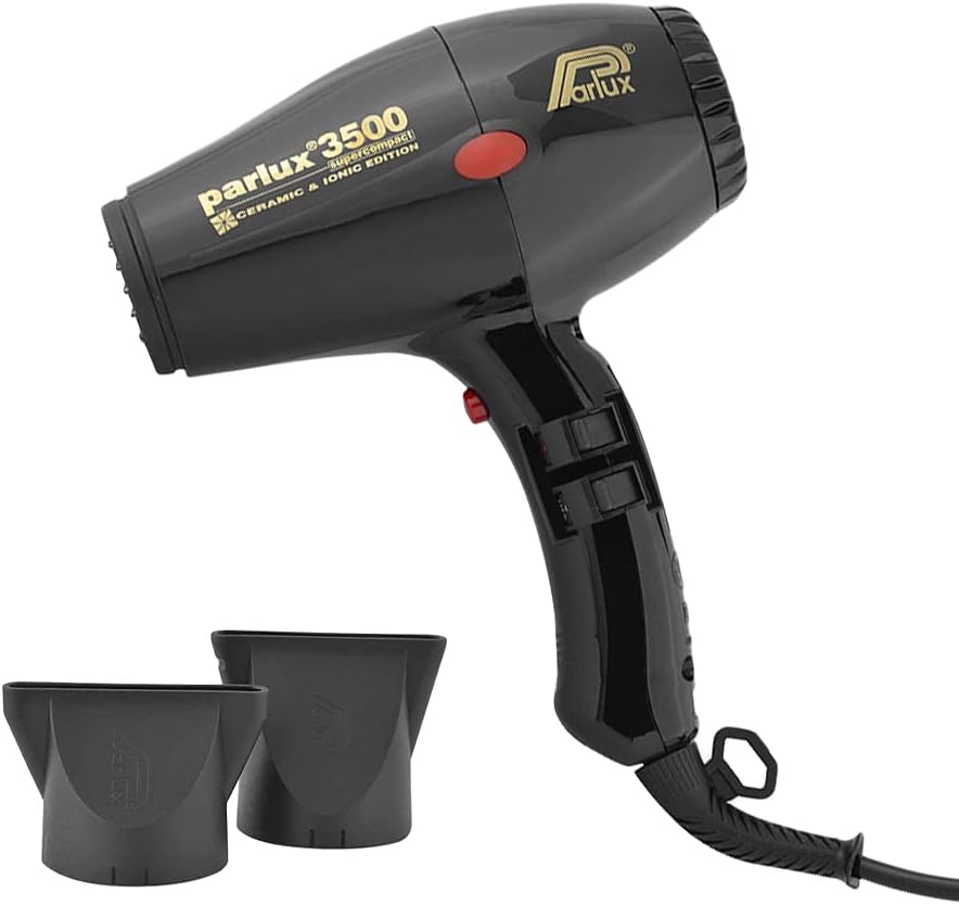Parlux 3500 - Sèche-Cheveux, Supercompact, Noir