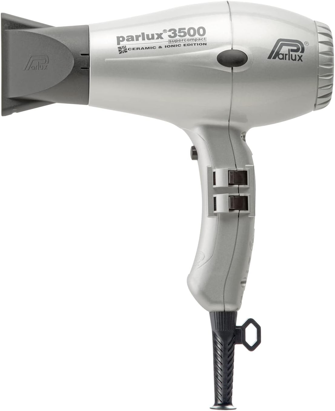 Parlux Supercompact 3500 Sèche-Cheveux Professionnel Ionique et Céramique Argent