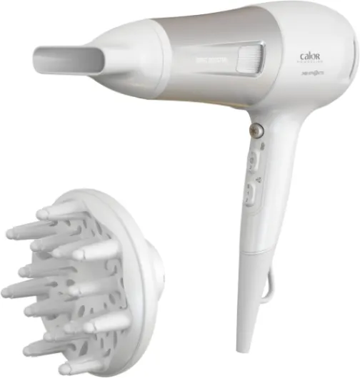 Powerline sèche-cheveux, Technologie Booster ionique pour la brillance, Thermo Control, 6 réglages vitesse/température, Concentrateur, Diffuseur CV5930C0 lisseur fonction ionique