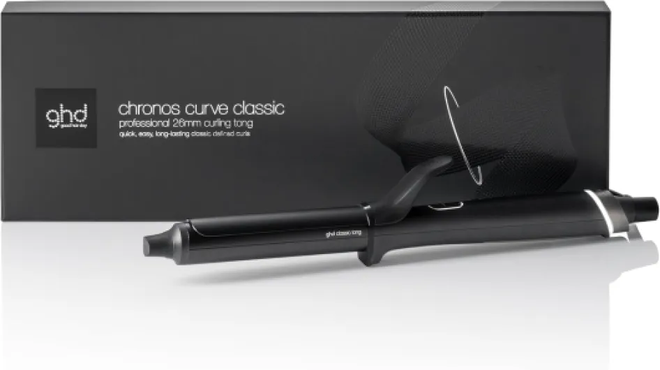 Ghd - Boucleur ghd Chronos Curve Classic Tong - Fer à boucler cheveux (Noir) - Fer à friser pour ondulations soutenues - Coiffure facile et 3x plus rapide, sans dommage - Toutes longueurs de cheveux