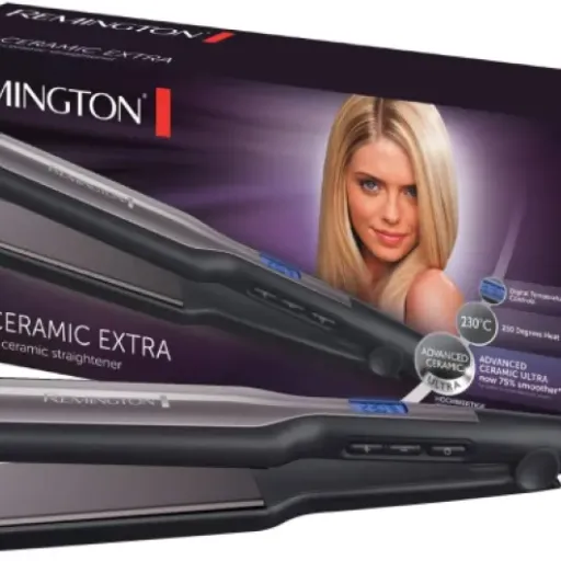 Test Remington Lisseur Cheveux Pro-Ceramic Extra : le lisseur qui prend ses aises avec les cheveux épais