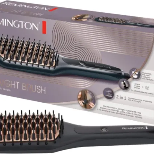 Test Remington Brosse Lissante Ionique : Lisseur et brosse en un pour des cheveux domptés