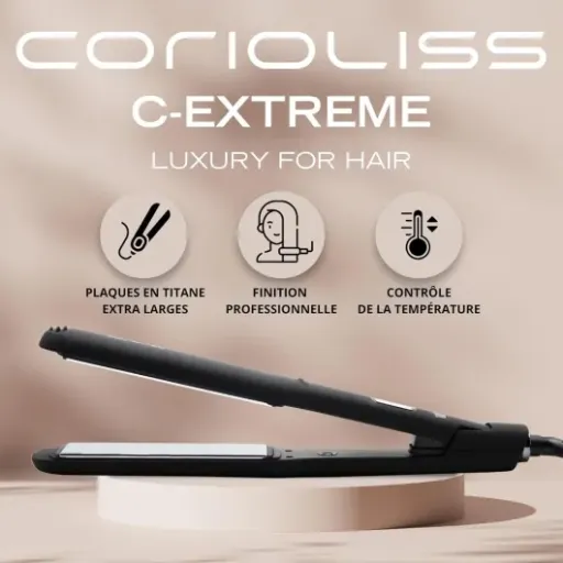 Test Corioliss C-Extreme : le lisseur XXL qui va vite sur cheveux épais