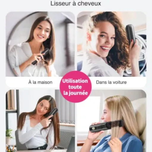 Test Bopcal Brosse Lissante 10000mAh : la brosse sans fil qui lisse vraiment… mais pas pour tout le monde