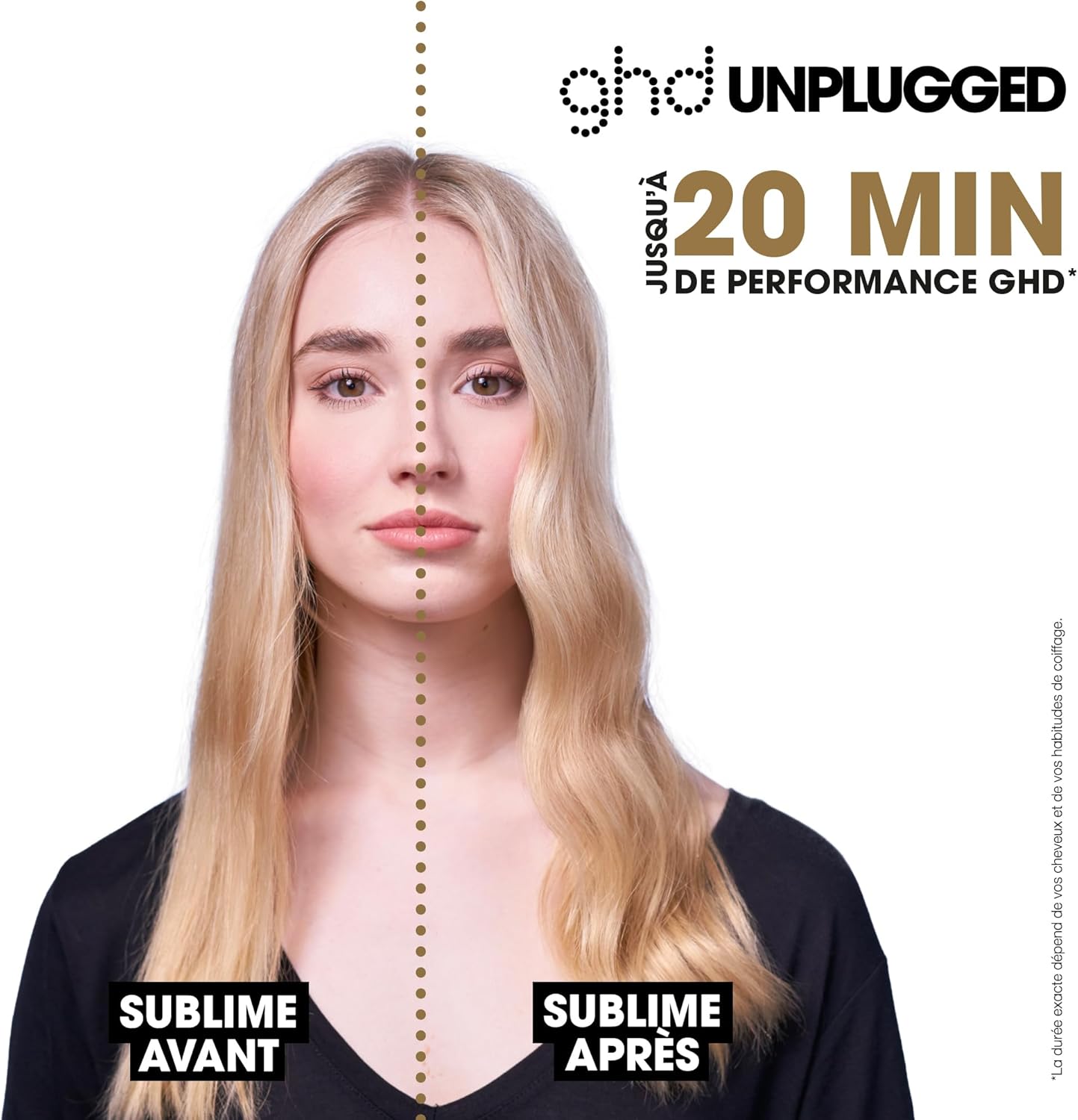 GHD - Styler Unplugged - Lisseur Cheveux Sans Fil (Rose Pêche) - Collection Pink Take Control Now