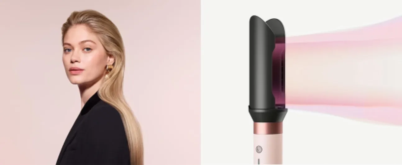 Dyson Airwrap Co-anda2x™: multistyler et sèche-cheveux Straight+Wavy (Céramique Rose/Or Rose)