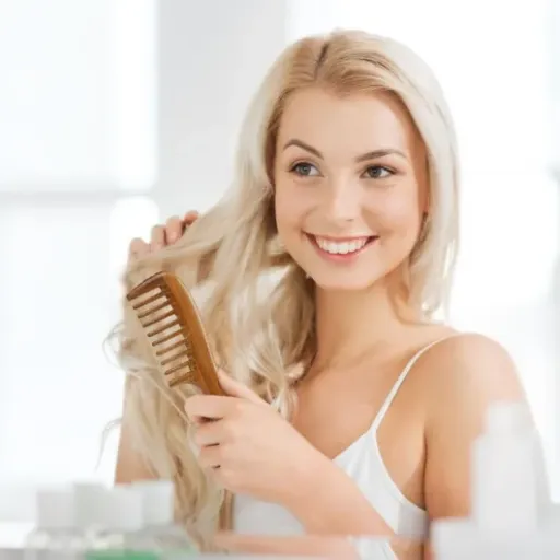 Test Peigne en Bois de Santal Vert EQLEF : un peigne large simple, efficace et sans chichis