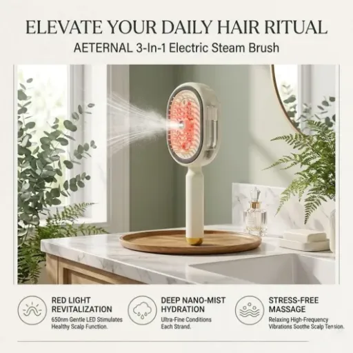 Test Electric Spray Air Cushion Massage Comb : la brosse-massage gadget qui fait (à peu près) le job