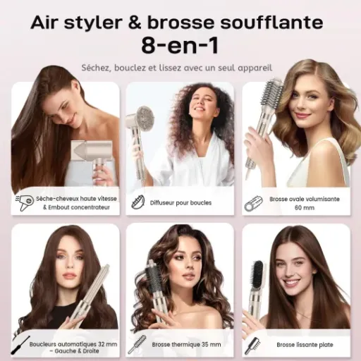 Test GloCurlX Air Styler 8-en-1 : l’alternative pas chère au Dyson qui fait (presque) tout