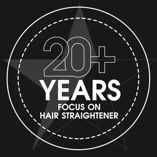 K&K Mini Lisseur Cheveux Court, Petit Fer à Lisser Cheveux Court Titane 2 en 1, Aempérature Réglable 50℃- 230℃, Pour Frange, Barbe Masculine, Arrêt Automatique, Double Tension (Noir)