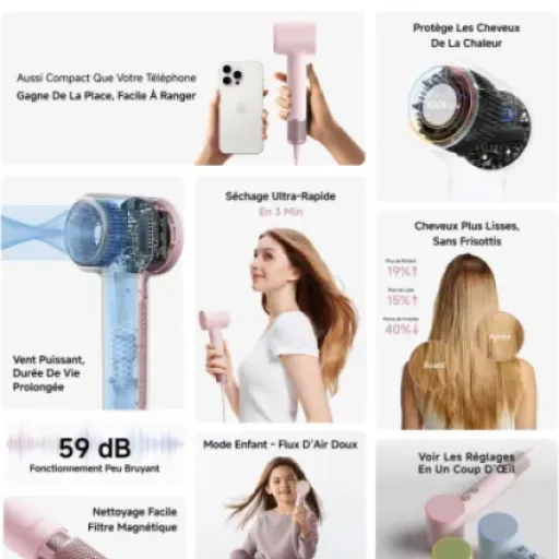 Test Laifen Mini : le petit sèche-cheveux qui veut jouer dans la cour des grands