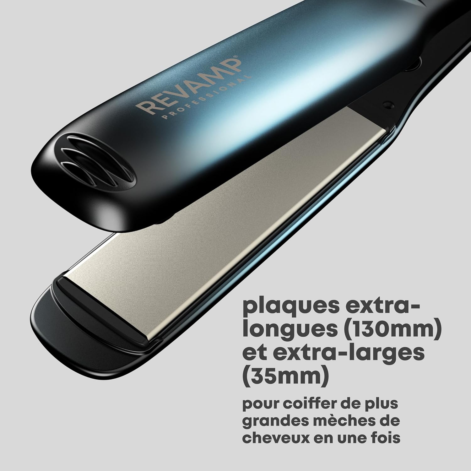 Ultra X Shine Lisseur Céramique - Fer à Lisser Plaques Larges pour Cheveux Longs, Épais, Boucles - Chauffe Ultra Rapide, Lisseur Professionnel Extra large