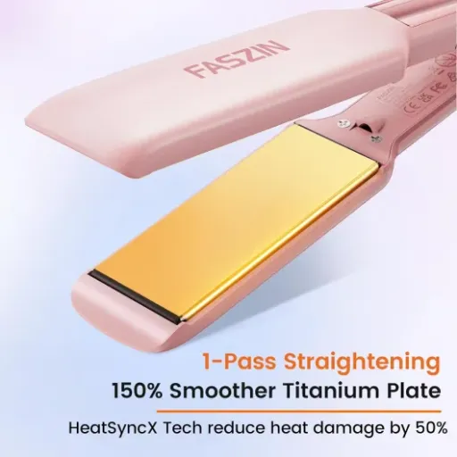 Test Faszin Lisseur Cheveux Plaque Large 42mm : le gros fer qui fait gagner du temps sur cheveux longs