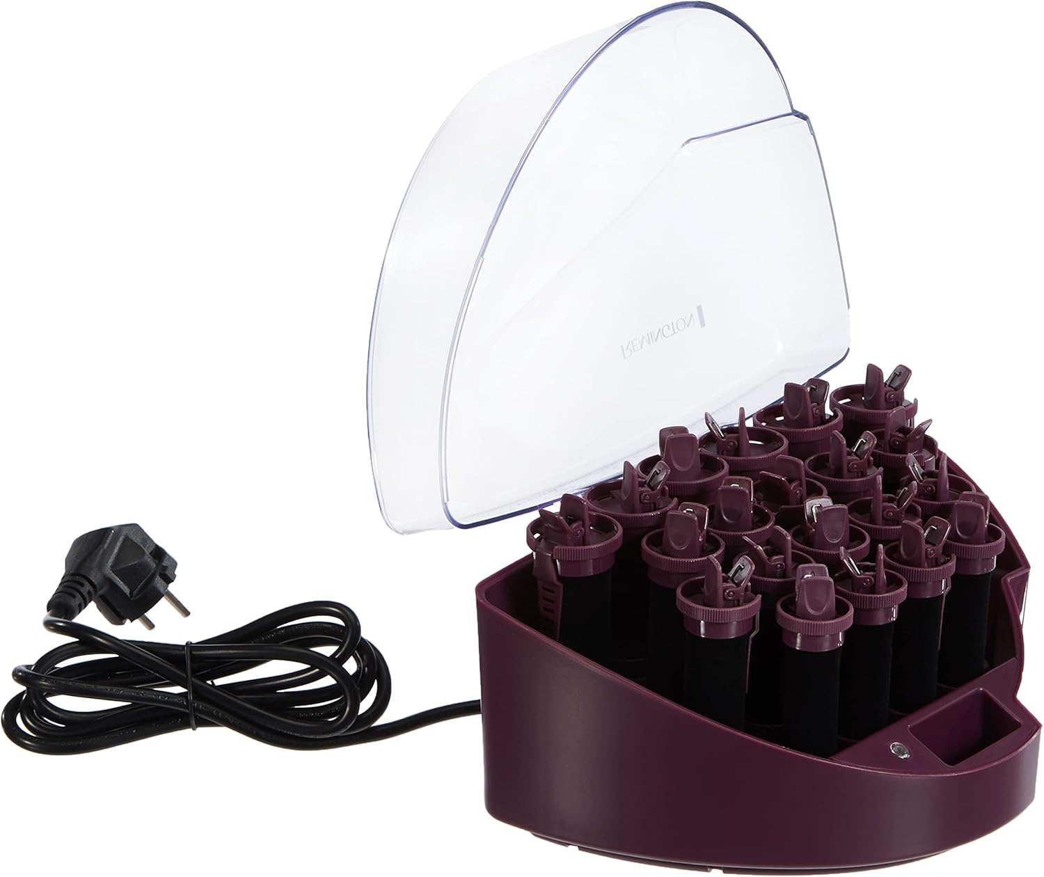 Bigoudis Cheveux [Fixation Facile & Rapide] Fast Curls (Sytème Easy-clip, Coffret 20 rouleaux, 3 tailles: petit 19 mm - moyen 22 mm - grand 27 mm, Ionique, Revêtement Velour) KF40E