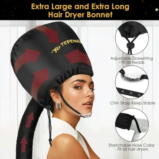 Test TEPENAR Bonnet pour sèche-cheveux : le bonnet chauffant pas cher qui fait (globalement) le job