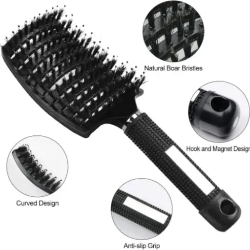 Test URAQT Brosse à Cheveux : une brosse ventilée qui démêle bien mais reste assez basique