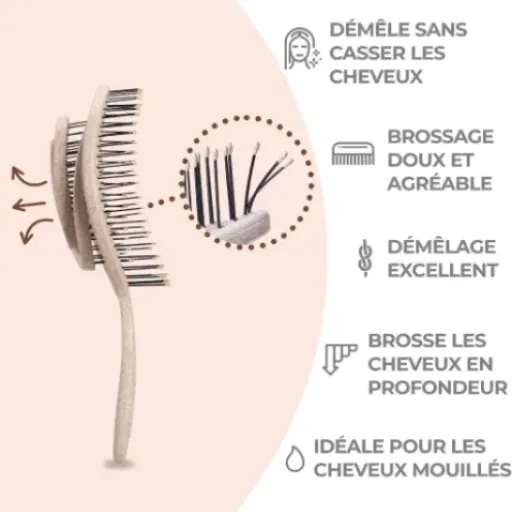 Test Ninabella Brosse Démêlante : la brosse anti-nœuds simple qui fait (presque toujours) le job