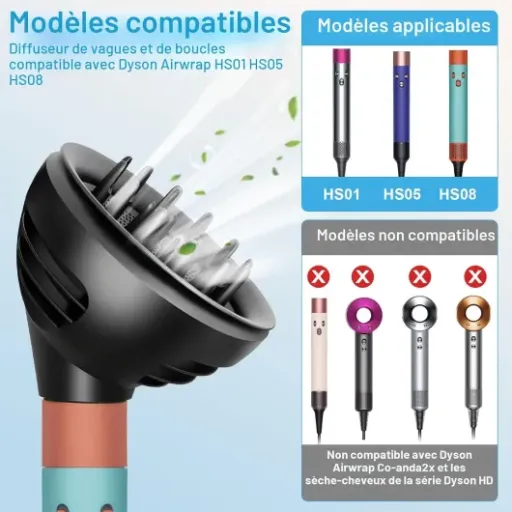 Test Diffuseur Wave+Curl pour Dyson Airwrap : enfin un vrai mode diffuseur pour les bouclés