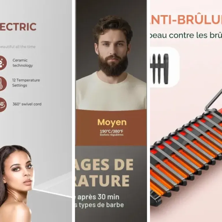 Comparatif des 6 meilleurs peignes chauffants (2026)