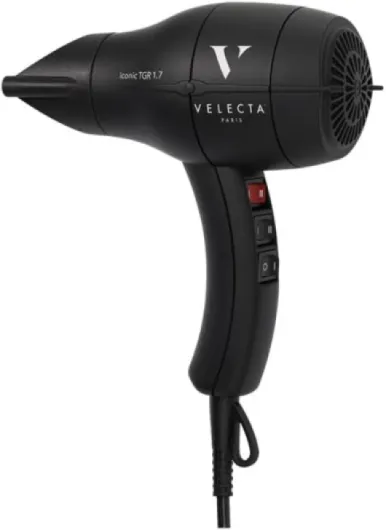 Velecta Paris - Sèche-cheveux professionnel - ICONIC TGR 1.7 Noir intense
